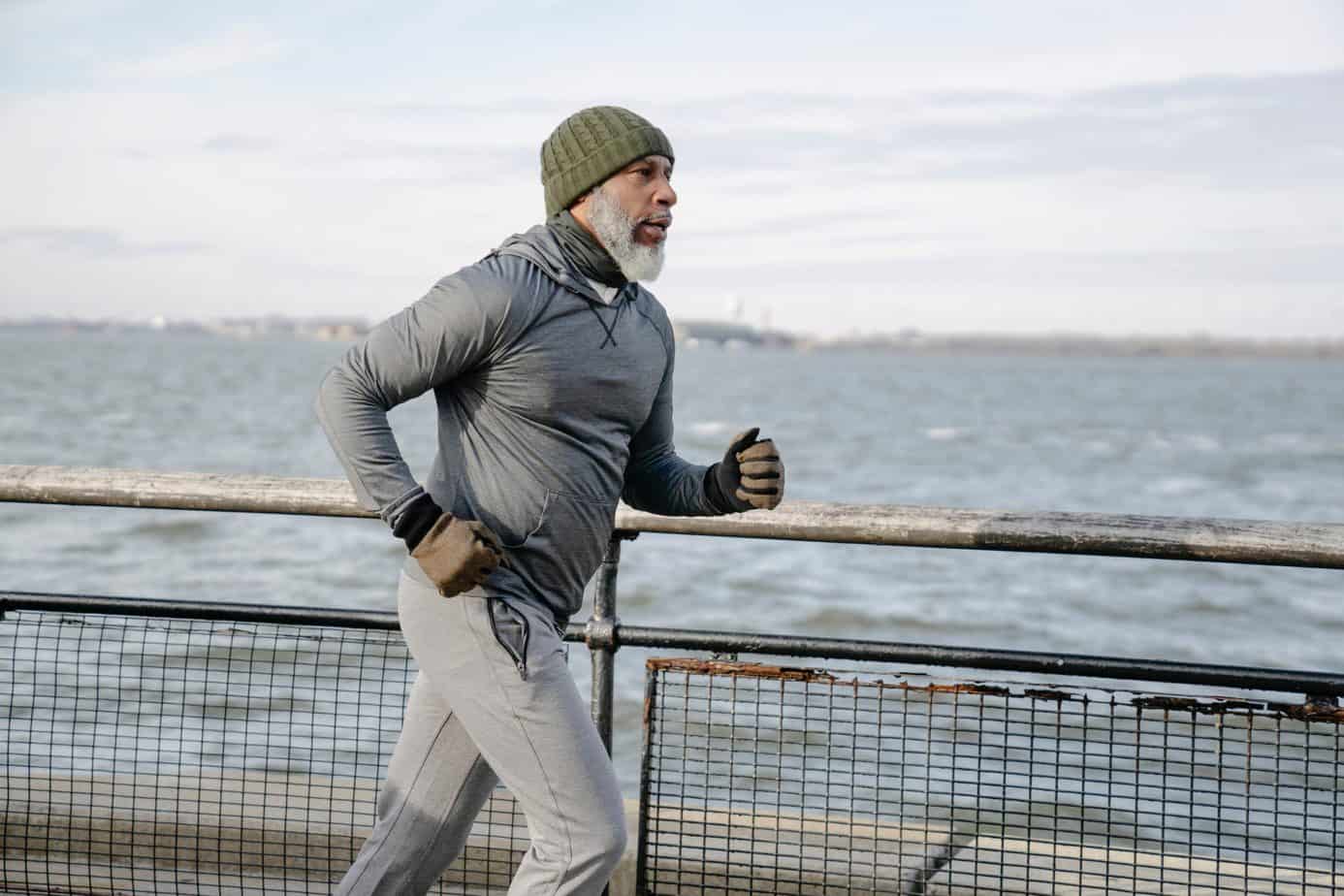 fit man running